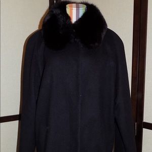 Forecaster Of Boston Coat Wool & Fox Collar
